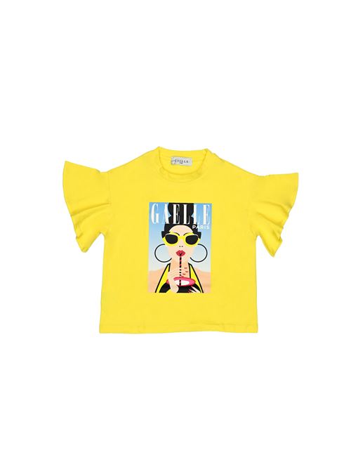 T-shirt, bambina, logata. GAELLE PARIS | 2746M00047YE